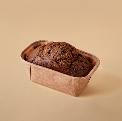 Plum cake de cacao y chips de chocolate sin gluten tamaño mini marca Arttpa