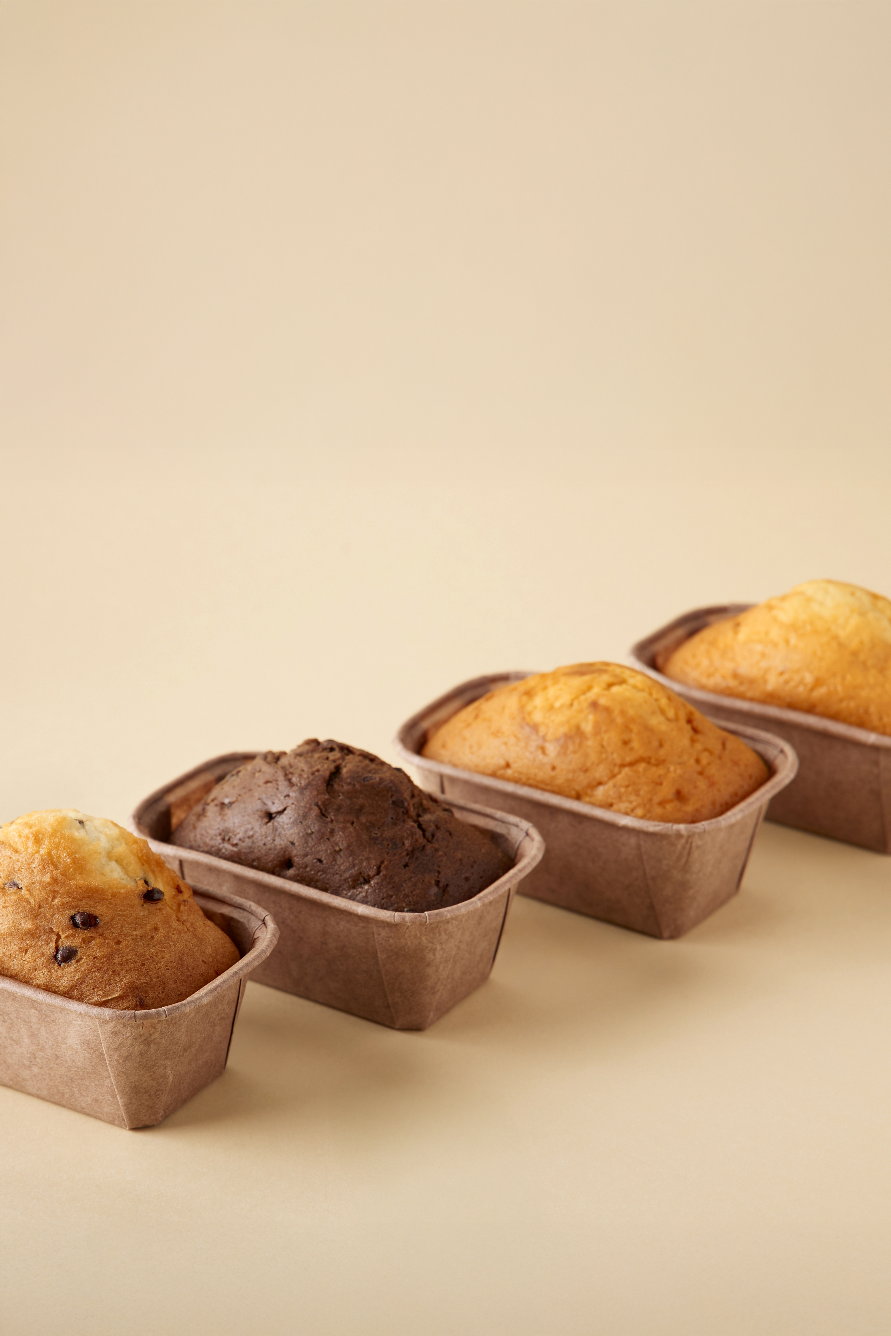 Plums cakes sin gluten tamaño mini en 4 sabores marca Arttpa